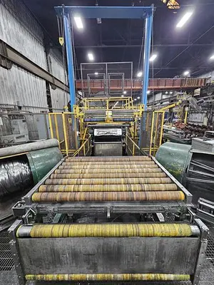 60” x .135” x 50,000 Lbs. Cincinnati/Herr-Voss Slitting Line  (Used)