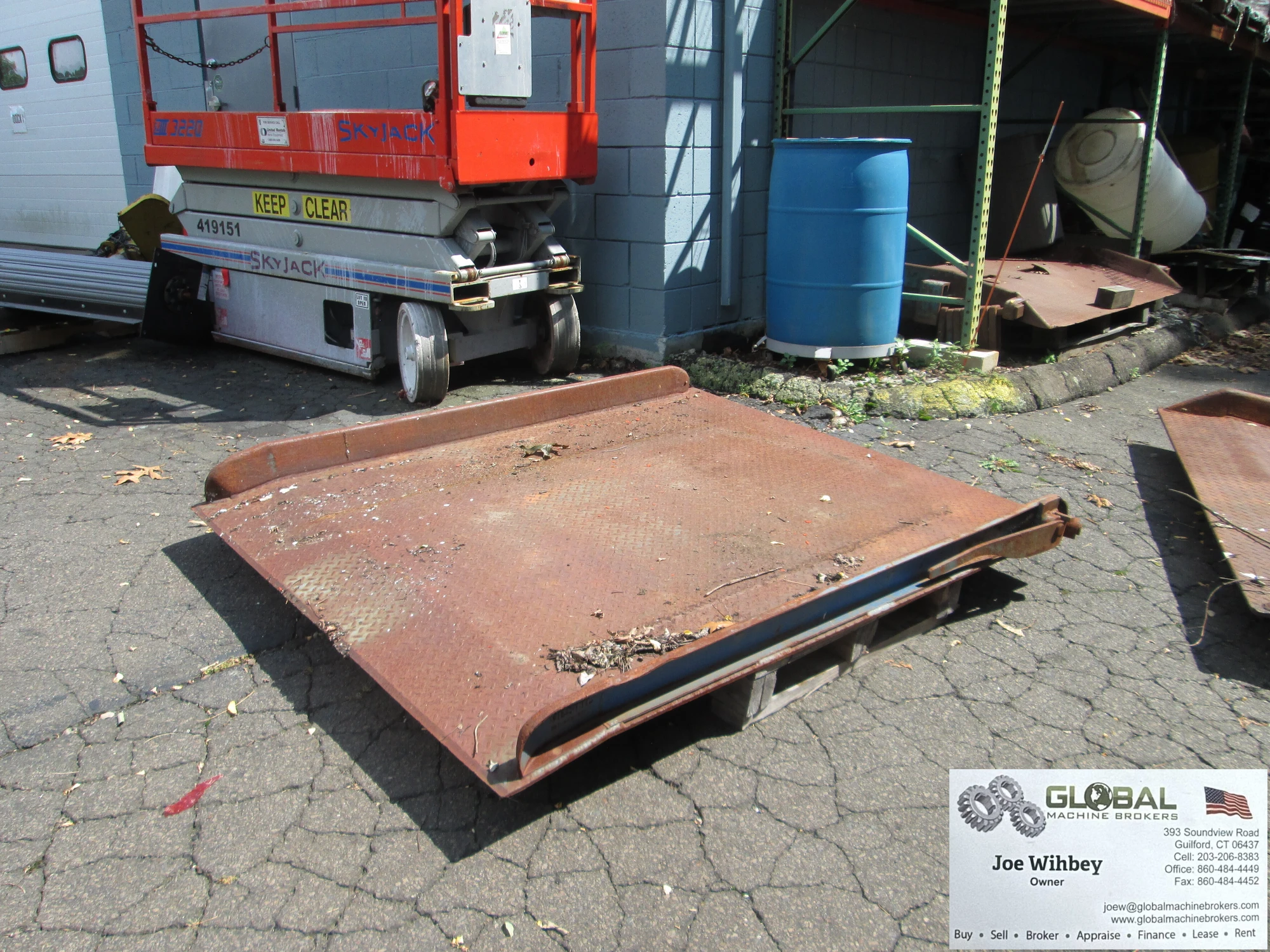 Vestil Steel Dock Plate 60" x 72" - 25k lbs Capactiy