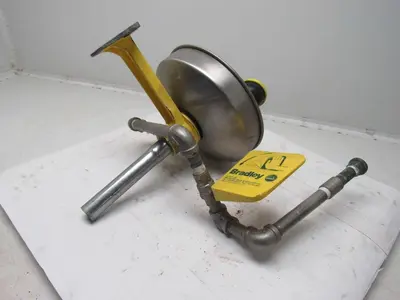 Bradley Stainless Steel Wall Mount Emergency Eye Wash Sink Station