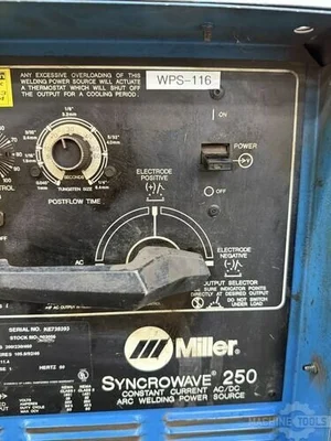 USED MILLER SYNCROWAVE 250