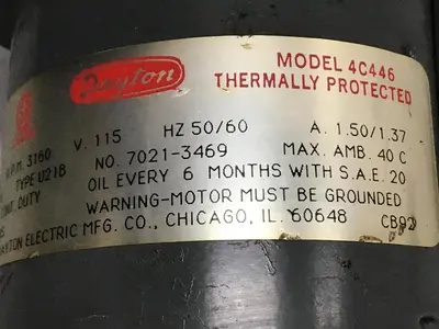 USED DAYTON 4C446