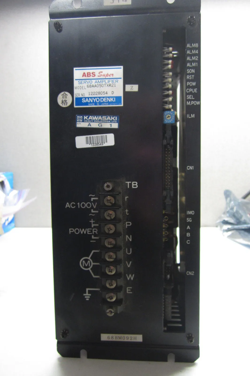 SANYO DENKI 68AA050TXR21 SERVO AMPLIFIER