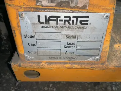 Used LIFTRITE RG30M Material Handling (misc) Ohio US | HGR 24 #1352789