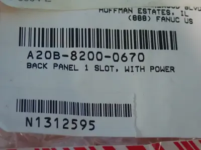 New | in-Stock FANUC A20B82000670 Electrical Panels | HGR 24 #741633