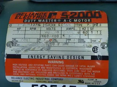 USED RELIANCE ELECTRIC P56H1337W