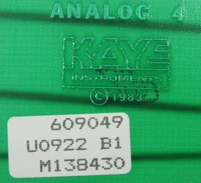 NEW KAYE INSTRUMENTS U0922 ANALOG BOARD