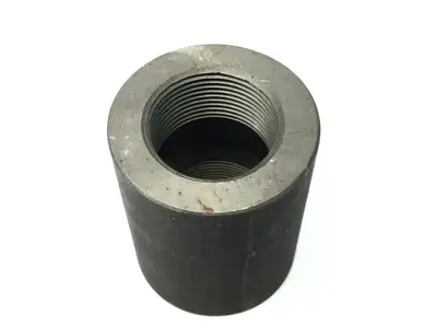 Reducer Pipe Coupling 1-1/2" to 1-1/4" Threads Forged Steel - New Other