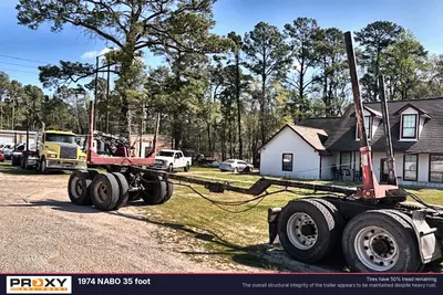Used 1974 NABO 35 FOOT Forestry Trailers Texas US | Proxy Equipment #1385114