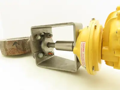 Crane Flowseal Stainless 4" Butterfly Valve w/Kinetrol Pneumatic Actuator