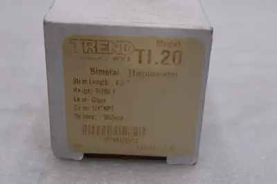 Wika TI.20 0/200 F 1/4"NPT Bimetal Thermometer - STOCK GF192A
