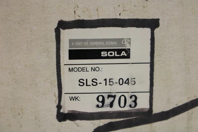 NEW SOLA SLS-15-045