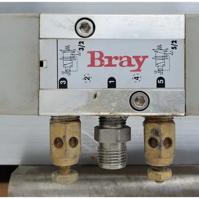 Used 8" Bray Series 50 Butterfly Valve with actuator