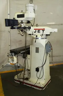 9" x 49" JET Vertical Milling Machine Model JTM-4VS,  3 HP