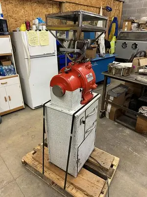 USED HAS GARANTI MFG. 20 KG GD 20 SERIES NATURAL STONE DISC COFFEE GRINDER