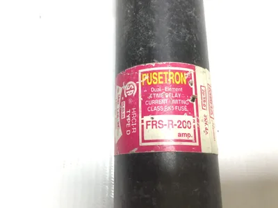 Fusetron FRS-R-200 Dual Element Time Delay Fuse Class RK5 300VDC