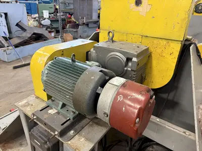 120" SWING X 208" LONG WELDING SYSTEMS HEADSTOCK & TAILSTOCK POWERED WELDING POSITIONER / PIPE ROLLER: YOBRO #23957