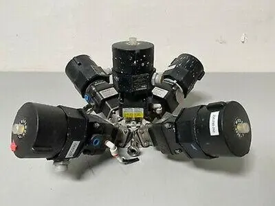 5 ITT Pure-Flo A204 Stainless Steel Diaphragm Valves w/ Position Monitors