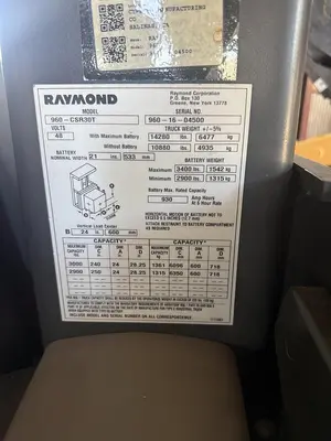 Used 2016 RAYMOND 960-CSR30T Misc Forklifts California US | Van Aliso Enterprises Inc #1744161
