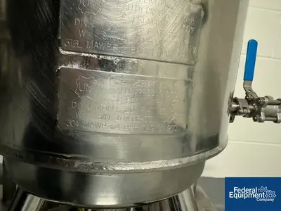 USED Alloy Products 10 Gal Alloy Products Reactor, 316L S/S, 75/50#