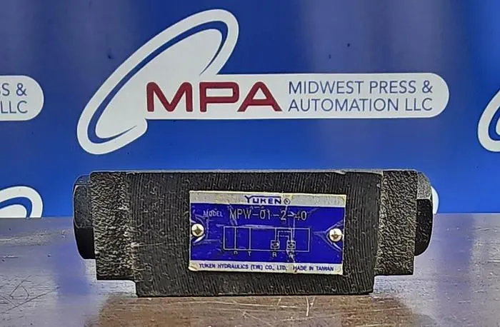 Used YUKEN MPW-01-2-40 Valves/Fittings | Midwest Press and Automation #577701