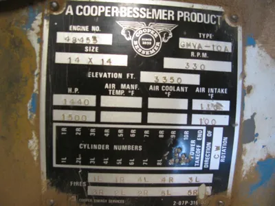 Used Cooper Bessemer GMVA 10A Compressor Packages Oklahoma US | Borderless Services #1378284
