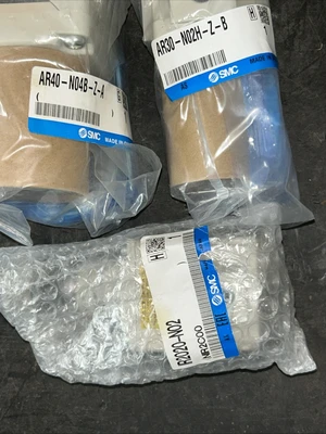 Mixed Lot Of NEW SMC Pressure Regulators See Photos For P/N’s Fast Shipping!