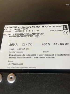 USED Eurotherm TU2170