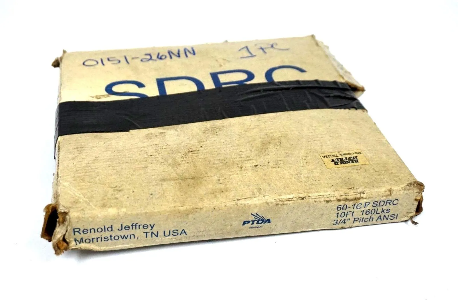 NEW RENOLD JEFFREY SDRC ANSI 60-1 ROLLER CHAIN ANSI601