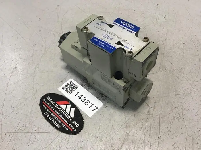 Used YUKEN S-DSG-01-2B2-D24-50 Valves/Fittings Michigan US | Ideal Machinery #598392