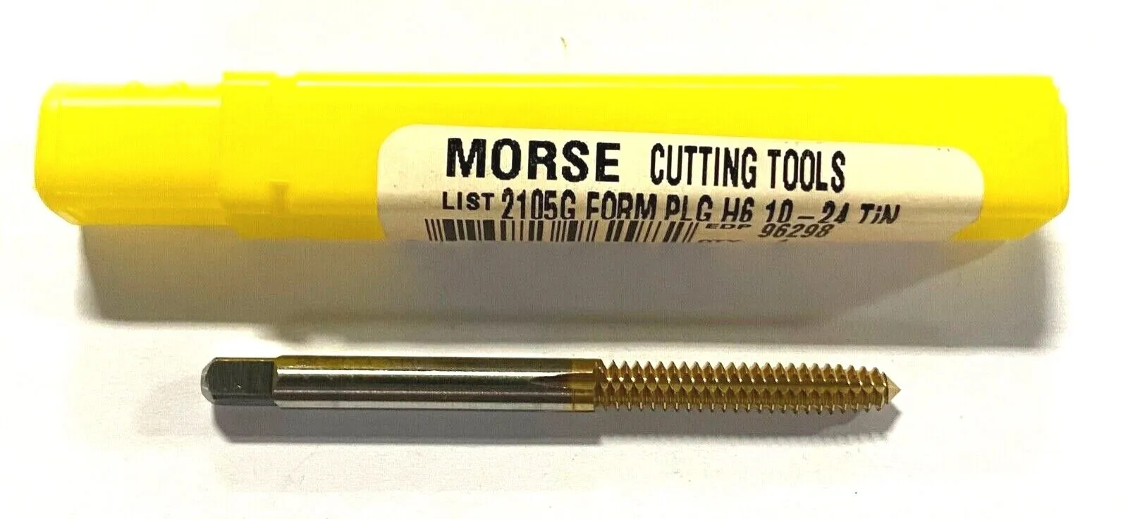 Morse 10-24 Tap HSS Thread Forming Plug Tap Tin Coated H6 USA Made 96298