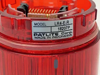 USED PATLITE RED LED UNIT FOR LR4 SIGNAL TOWER
