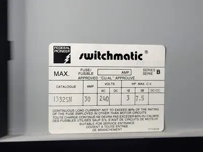 USED SWITCHMATIC 1332SN
