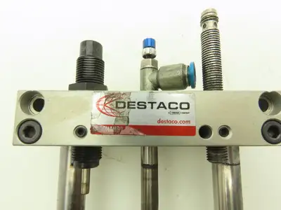 Destaco DLB12MLC125 Pneumatic Robohand Powered Base Slide Cylinder 125mm Stroke