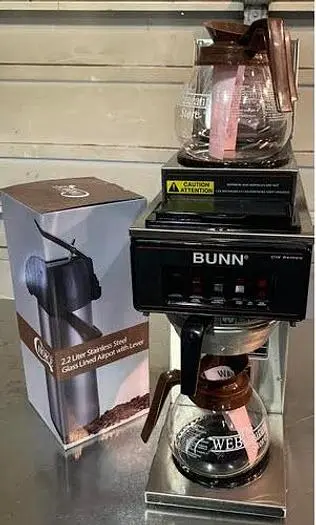 Bunn Plumb in Coffee Machines - bonus free airpot