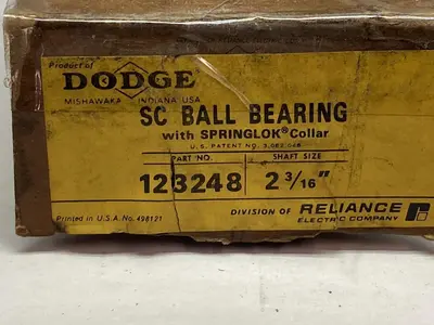 New | in-Stock DODGE 123248 Bearings | Surplus Asset Holdings #1195698