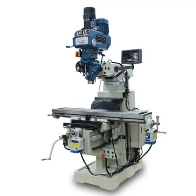 New | in-Stock BAILEIGH VM-1054E-VS-220V Vertical Mills Illinois US | Olympus Machinery Group #1350352