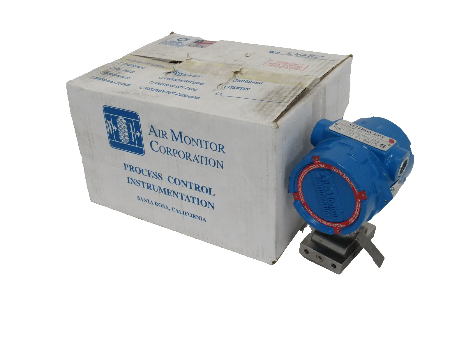 NEW AIR MONITOR CORP VELTRON DPT PRESSURE & FLOW TRANSMITTER 0-0.249 INwc