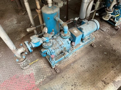 1.5x1.5 Tuthill-Kinney KLRC-75-FA2 Liquid Ring Vacuum Pump, 5 HP