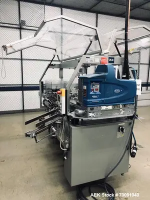 Used CAM AV06 Automatic Vertical Glue Cartoner | Intermittent Motion Cartoning Machine