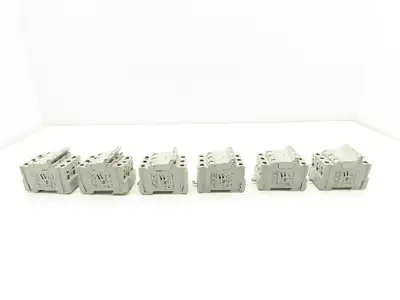 Buss Bussmann CHM3 DIN-Rail Fuse Holder 30A 3-Pole 600V  Lot of 6