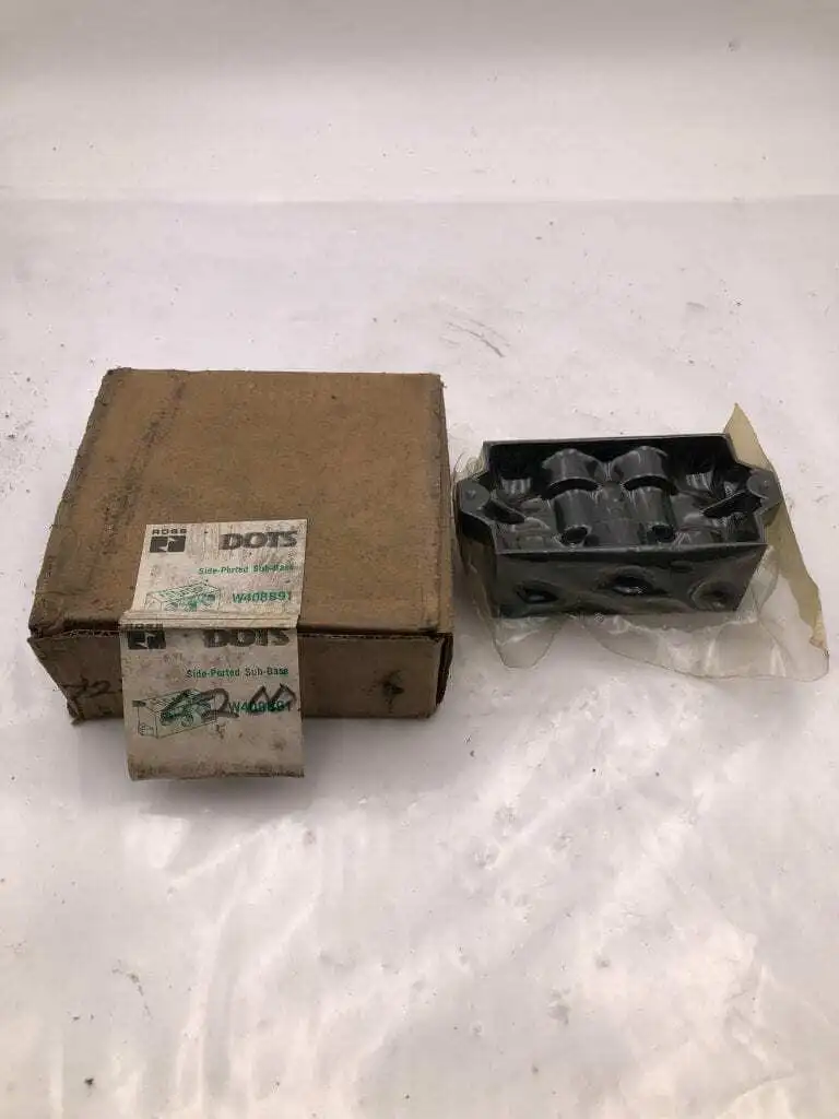 Ross DOTS W408B91 Side-Ported Sub-Base Manifold/Valve Kit -NIB