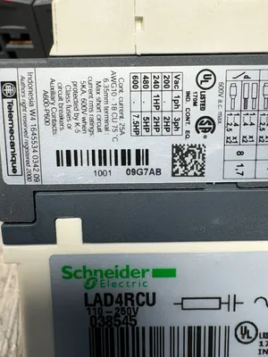 SCHNEIDER LC1 D09G7AB Electrical/PLC/Automation | ESS Industrial Equipment Sales (9)
