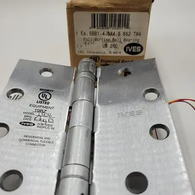 New | in-Stock IVES IVES TW4 ELECTRIC HINGE 5BB1 / 19BZ *NEW* IN BOX Misc Electrical & Power Parts | ND Industrial Surplus #1217900