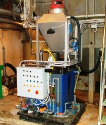 Noxon DC 20 decanter centrifuge, epoxy-coated CS.