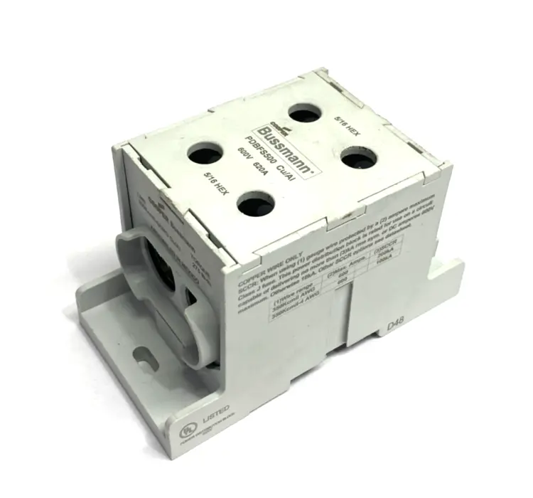Used COOPER BUSSMANN POWER DISTRIBUTION BLOCK 600V 620A Terminal Blocks | Maverick Industrial Sales #1107018