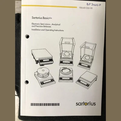 USED 2001 SARTORIUS BP3100P