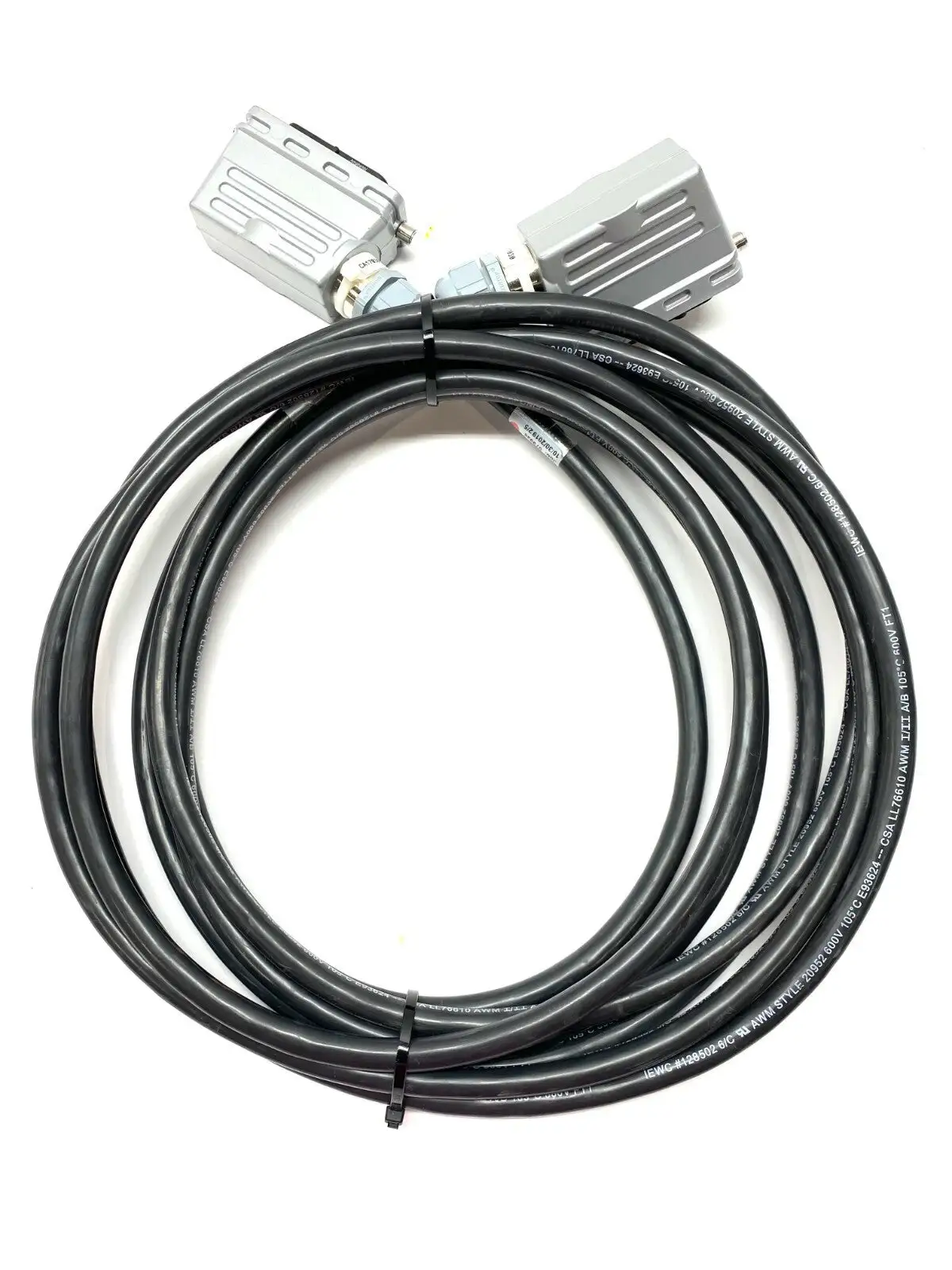 USED YASKAWA CABLE ASSEMBLY W/ AMPHENOL CONNECTORS