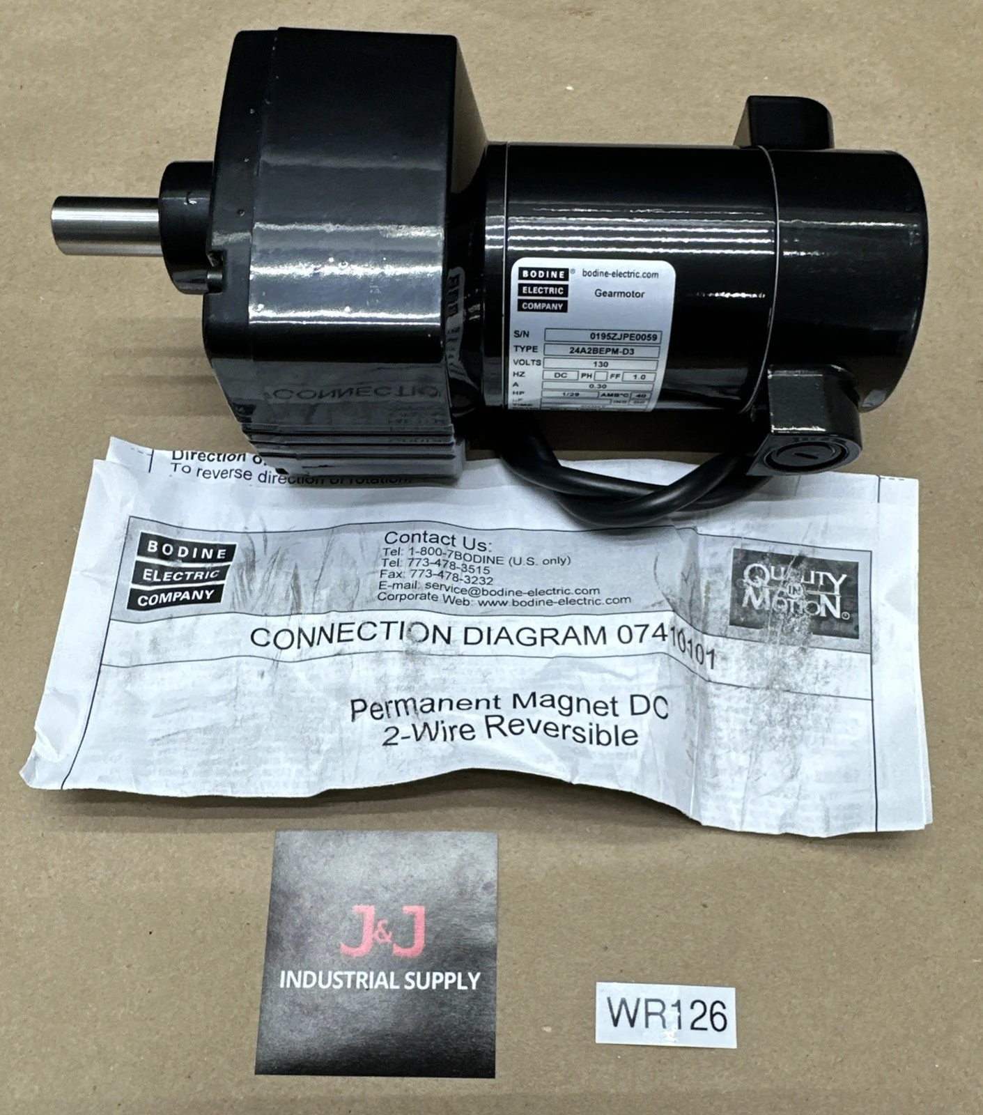 NEW Bodine Electric 24A2BEPM-D3