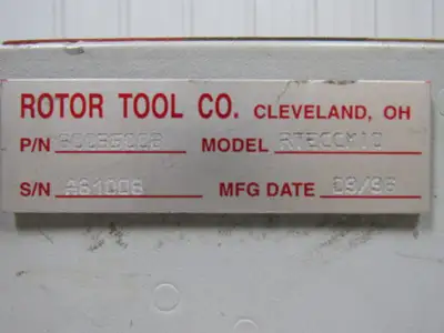 Used ROTOR TOOL _UNKNOWN_ Miscellaneous MRO | Arrow Industrial #654477