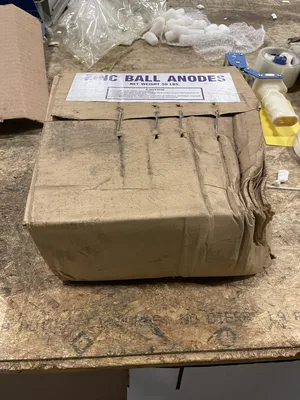 Zinc Ball Galvanizing Anodes -40LB Box